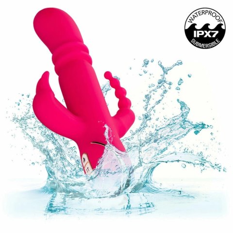 CalExotics Jack Rabbit Triple Fantasy Pink - system podgrzewania, 3 strefy