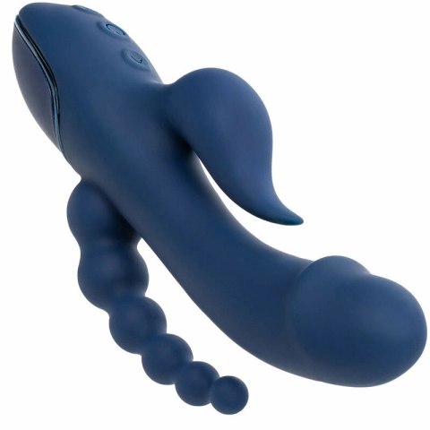 CalExotics Triple Action Blue - Masażer Intymny z Potrojnym Systemem Wibracji