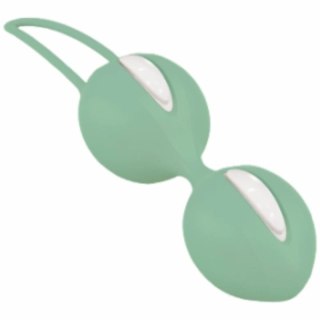 Fun Factory Smartballs Duo kulki treningowe białe/pistacjowe 72g