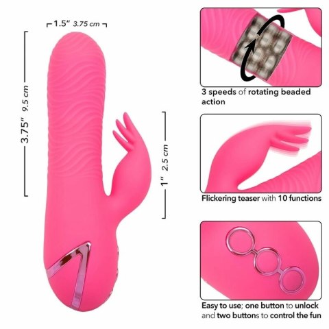 CalExotics Sacramento Sweetie Kalifornijski Wibrator Krolik Rożowy USB