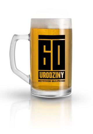 Kufel 500ml 60 urodziny