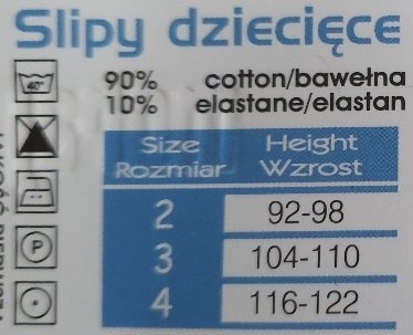 Majtki chłopięce Moraj slipy młodzieżowe roz 152-158