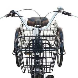 ROWER 3-KOŁOWY 24 CZARNY SHIMANO 7-BIEGOWY OBNIŻONA RAMA 1060972