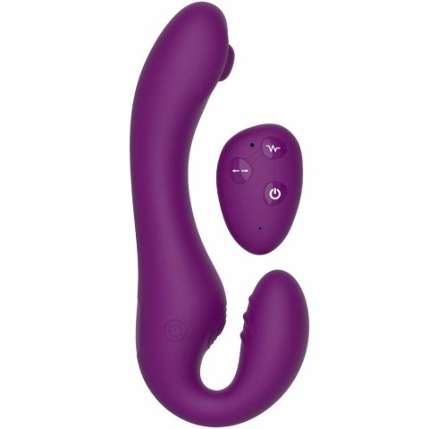 XOCOON Pulsacyjny System Intymny 2w1 z Pilotem Fioletowy 19,5cm