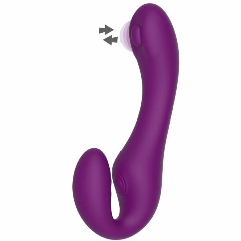 XOCOON Pulsacyjny System Intymny 2w1 z Pilotem Fioletowy 19,5cm