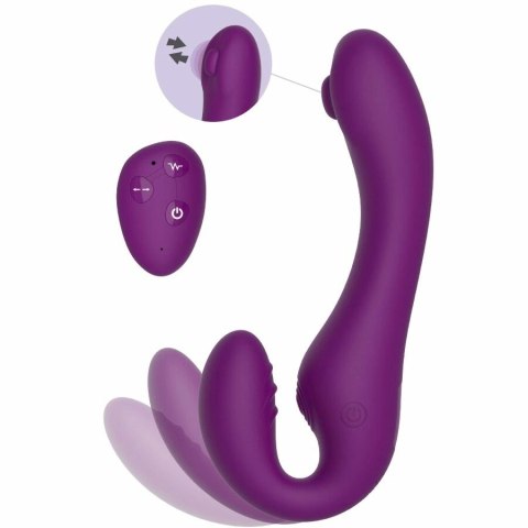 XOCOON Pulsacyjny System Intymny 2w1 z Pilotem Fioletowy 19,5cm