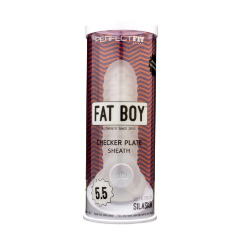 Perfect Fit Fat Boy Micro Rib Sheath 14 cm - osłona intymna SilaSkin