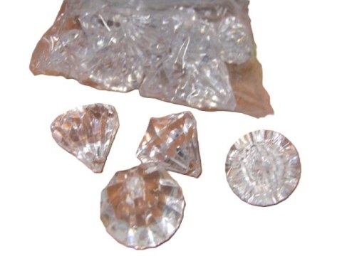 Cyrkonie przezroczyste 120g 24mm K1409-1193/232