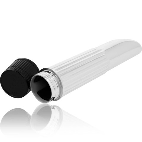OHMAMA Mini wibrator srebrny 13,5 cm - kompaktowy model PCV