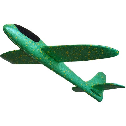 SAMOLOT STYROPIANOWY 47CM ZIELONY