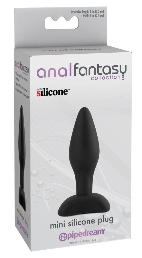 Pipedream Anal Fantasy Mini Plug silikonowy 7,5 cm czarny