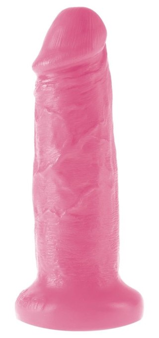 Pipedream Dillio model 15 cm rożowy - anatomiczny kształt, PVC