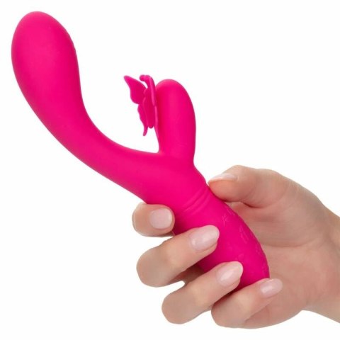 CalExotics Butterfly Kiss Flutter Rożowy - Masażer z 10 trybami pracy