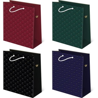 Torebki ozdobne 10szt. T-10L set 84 Pikowane 34,5 x 48 x 13 cm
