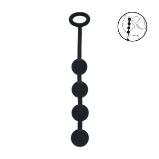 LEVELZ Kule Intymne Silikonowe S 20mm Czarny - Model z Uchwytami