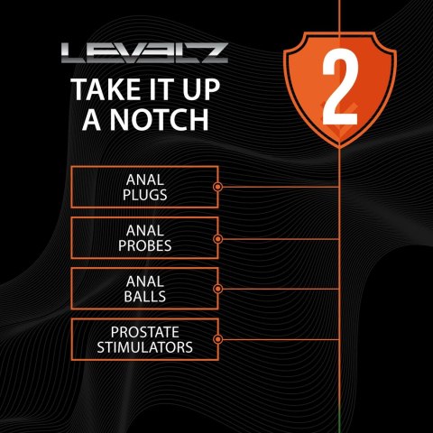 LEVELZ Kule Intymne Silikonowe S 20mm Czarny - Model z Uchwytami