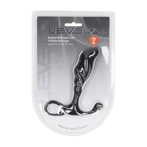 LEVELZ Prostate Massager L Czarny - Anatomiczny silikonowy masażer