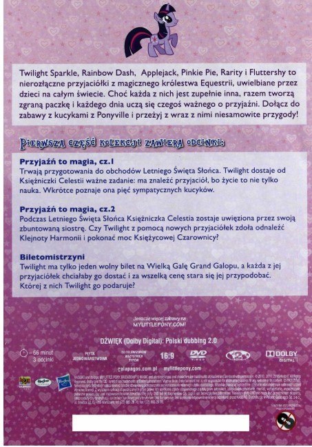 MY LITTLE PONY PRZYJAŹŃ TO MAGIA 1