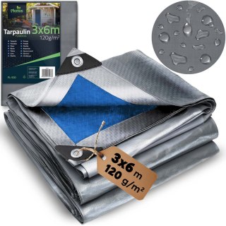 Plandeka 300 x 600 cm 120 g/m2 Plonos PL-500
