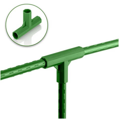 Złączki do tyczek 11mm typu 3 do pomidorów roślin Plonos PL-941 zielone 4szt