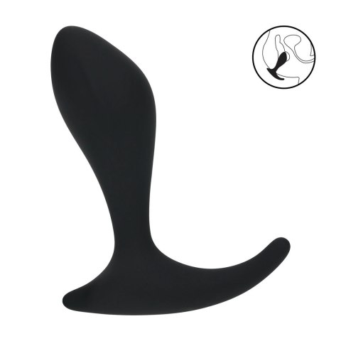 LEVELZ Single Ripple silikonowy masażer anatomiczny czarny