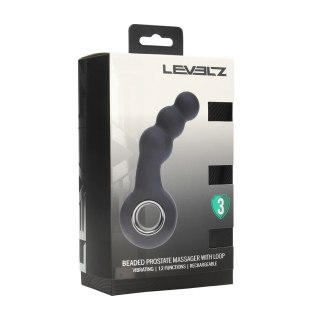LEVELZ Beads Pro Loop Czarny - Model silikonowy z funkcją wibracji