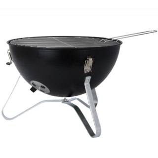 GRILL TURYSTYCZNY KOCIOŁEK KULISTY 34x37CM CZARNY