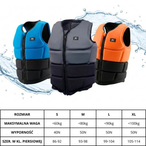 KAMIZELKA NEOPRENOWA ASEKURACYJNA SUP XQMAX R.S