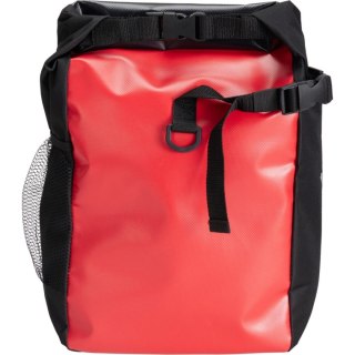 SAKWA TORBA ROWEROWA WODOSZCZELNA TYLNA NA BAGAŻNIK CZERWONA 13,5L XQMAX PRO