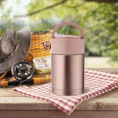 TERMOS OBIADOWY MAESTRO MR-1636-80 0,6L RÓŻOWY