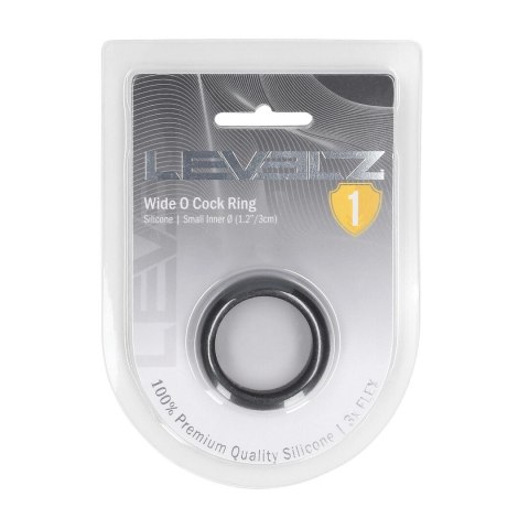 LEVELZ Pierścień Silikonowy Anatomiczny S 30mm Czarny