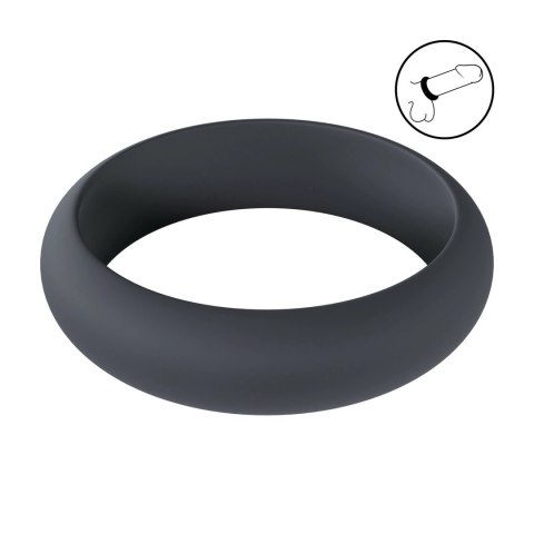 LEVELZ Pierścień Silikonowy L 42mm Czarny - Anatomiczny Design