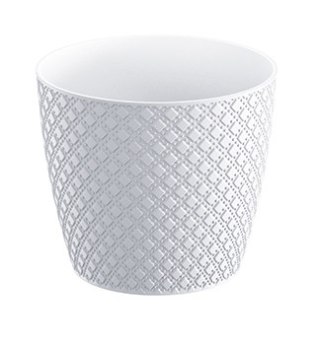 Doniczka Orient 13x11cm biała | DOR130