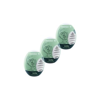 Satisfyer Egg Riffle - Zestaw 3 elastycznych kapsuł systemu intymnego