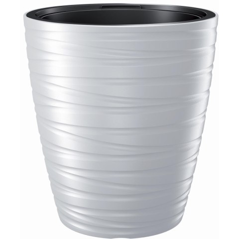 Doniczka Maze z wkładem Maze 30 x h 33 cm - Biały