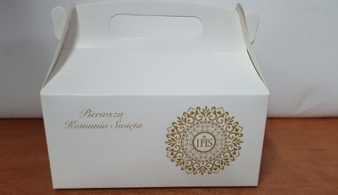 Pudełko na ciasto 10szt KOMUNIA 17x14,5x12 cm 7582
