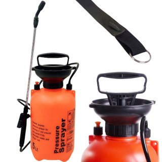 Opryskiwacz ciśnieniowy ręczny ogrodowy długa lanca 5l pasek 11429 5l