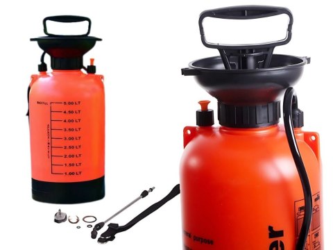 Opryskiwacz ciśnieniowy ręczny ogrodowy długa lanca 5l pasek 11429 5l