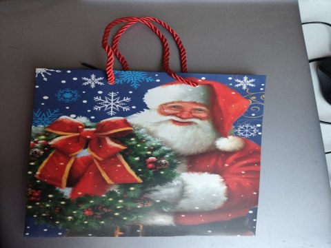 Torebki papierowe 32 x 26cm 12szt. BOŻE NARODZENIE