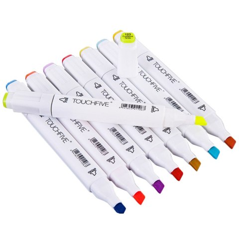 Markery alkoholowe TOUCHFIVE PRO dwustronne 80 szt.