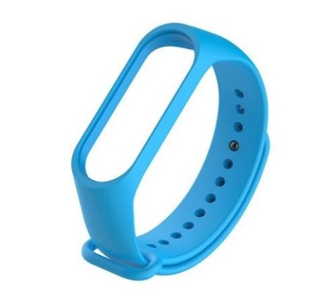 Silikonowy pasek opaska do Xiaomi Mi Band 5/ Xiaomi Mi Band 6 - jasno niebieski