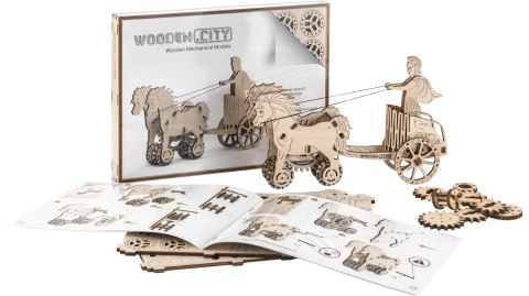 Drewniane Puzzle 3D - Rzymski Rydwan