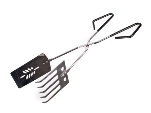 Chromowane szczypce BBQ 38cm