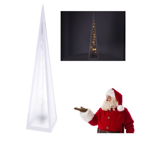 Świąteczna Choinka Lampa LED Gwiazdki obrotowe 90 cm