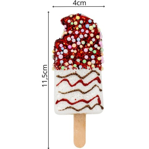 LODY DEKORACJA WISZĄCA BOMBKA 3SZT BIAŁY