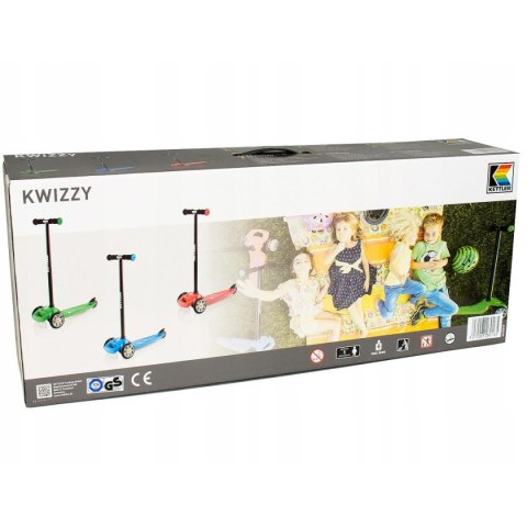 HULAJNOGA 3 KOŁOWA BALANSOWA KETTLER KWIZZY CZERWONA