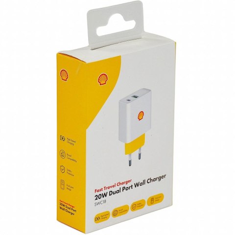 ŁADOWARKA KOSTKA ADAPTER USB A I C 20W SHELL