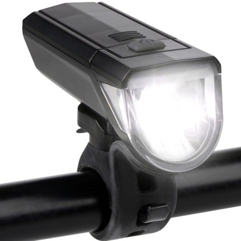 LAMPKA ROWEROWA PRZEDNIA 2 TRYBY CERTYFIKAT DUNLOP
