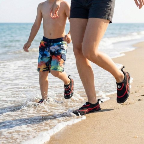 BUTY DO WODY JUNIOR BLACK/RED XQMAX R.33