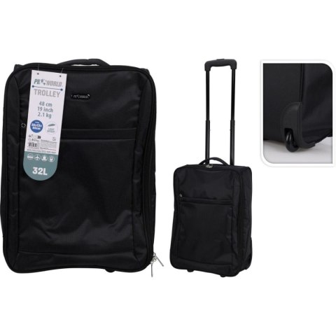 WALIZKA PODRÓŻNA KABINOWA 32L BLACK PROWORLD
